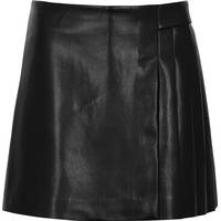 Alice & Olivia Women's Black Pleated Mini Skirts