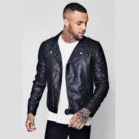boohooMan Leather Jackets for Men