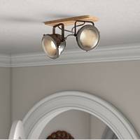 Williston Forge Wooden Ceiling Light