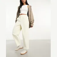 ASOS DESIGN Women's White Trousers