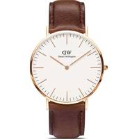 Daniel Wellington Mens Watches With Leather Straps