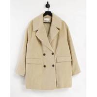 ASOS DESIGN Women's Camel Double-Breasted Coats