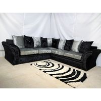 Mercer41 Velvet Corner Sofas