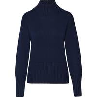 Cocoa Cashmere Women's Navy Cashmere Jumpers
