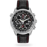 Citizen Mens Chronograph Watches With Leather Strap