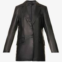 Selfridges Women's Black Leather Blazers