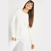 Everything5Pounds Women's White Cotton Jumpers