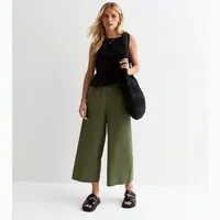 New Look Women's Linen Petite Trousers