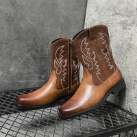 SHEIN Men's Cowboy Boots