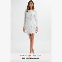 Lavish Alice Women's White Embellished Dresses