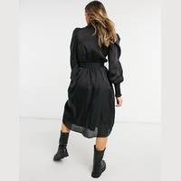 Object Women's Black Midi Dresses