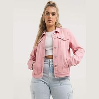 Simply Be Women's Pink Denim Jackets