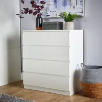 Home Source White Chest Of Drawers