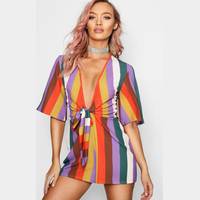 Boohoo Striped Playsuits for Women