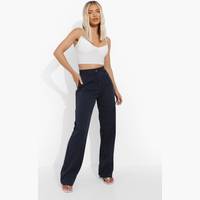 Boohoo Women's Floral Tapered Trousers