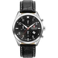 Ideal World Mens Chronograph Watches With Leather Strap