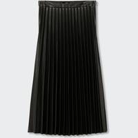 Mango Women's Black Pleated Skirts