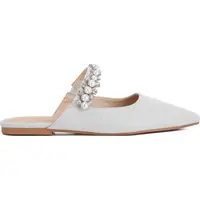 Wolf & Badger Women's Silver Mules