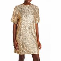 Bloomingdale's Women's Gold Sequin Dresses