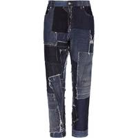 Dolce and Gabbana Men's Patchwork Jeans