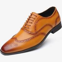 Milanoo Men's Lace Up Oxford Shoes