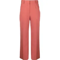 Victoria Beckham Women's High Waisted Straight Leg Trousers