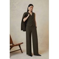 Debenhams Women's Linen Petite Trousers