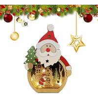 BEARSU Wooden Christmas Ornaments