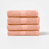 HOMESCAPES Orange Towels