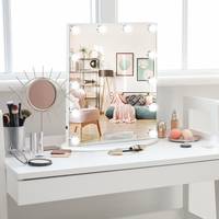 HOMCOM Dressing Tables With Mirror And Lights