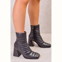 Secret Sales Women's Black Heel Boots