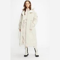 ted baker longline puffer coat