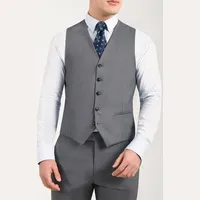 Dobell Men's Grey Waistcoats