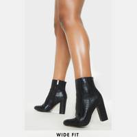 PrettyLittleThing Women's Patent Ankle Boots