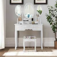 Costway Dress Tables With Drawers