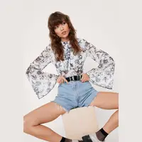 NASTY GAL Women's Sheer Blouses