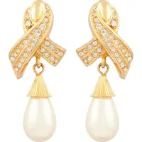 Christian Dior Women's Pearl Earrings