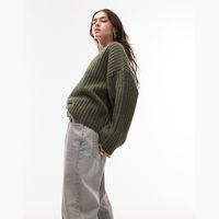 Topshop Women's Khaki Jumpers