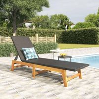 Berkfield Brown Rattan Sun Loungers