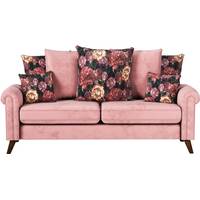 SCS Pink Velvet Sofas