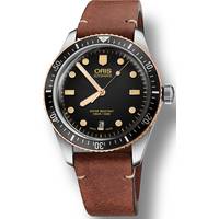 oris Mens Watches With Leather Straps
