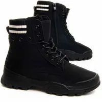 Montevita Women's Black Biker Boots