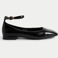 Marks & Spencer Womens Flat Shoes With Ankle Straps