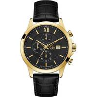 Gc Mens Chronograph Watches With Leather Strap