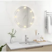 Berkfield Round LED Mirrors