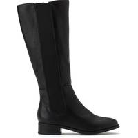 La Redoute Women's Black Leather Knee High Boots