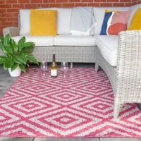 B&Q Loomed Geometric Rugs