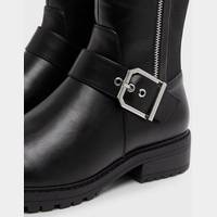 New Look Women's Leather Knee High Boots