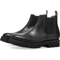 Grenson Men's Black Leather Chelsea Boots