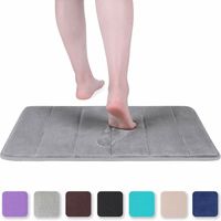 LANGRAY Memory Foam Bath Mats